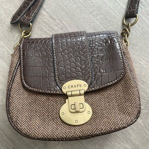 Chaps Vintage tweed crossbody